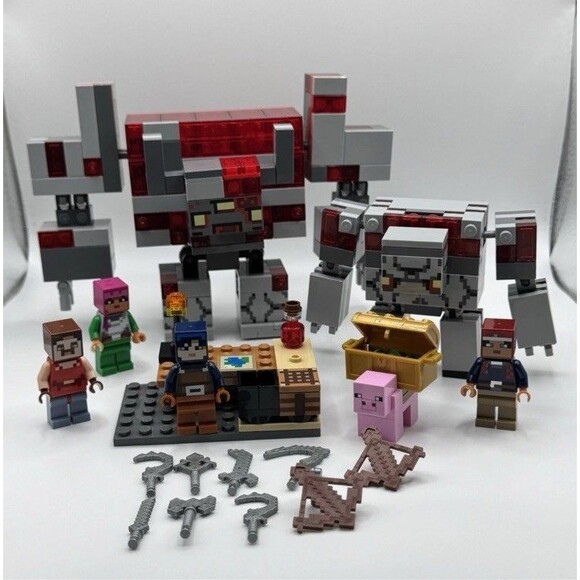LEGO 21163 Minecraft Dungeons - The Redstone Battle, Original Box, 100% Complete - Picture 1 of 12